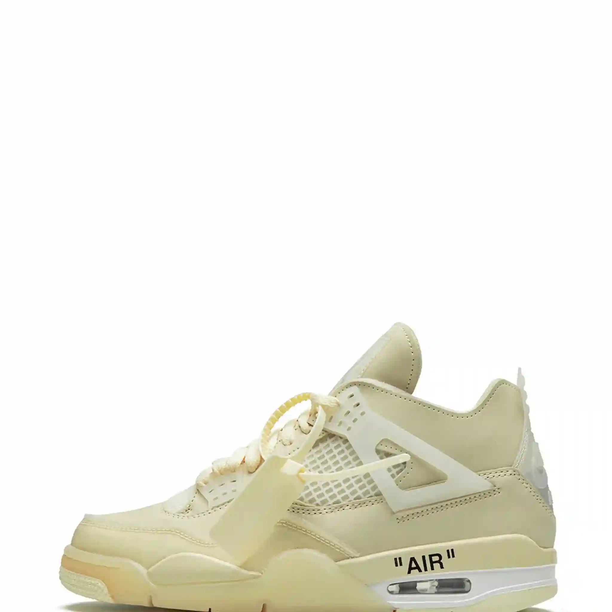 Nike Air Jordan 4 Retro x Off-White "Sail" Sneaker