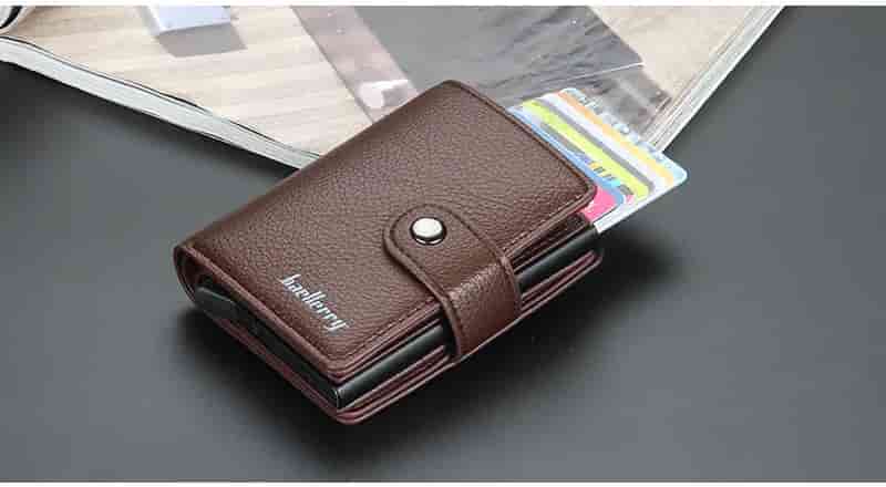 TS Baellerry Minimalist Card Holder – Coffee