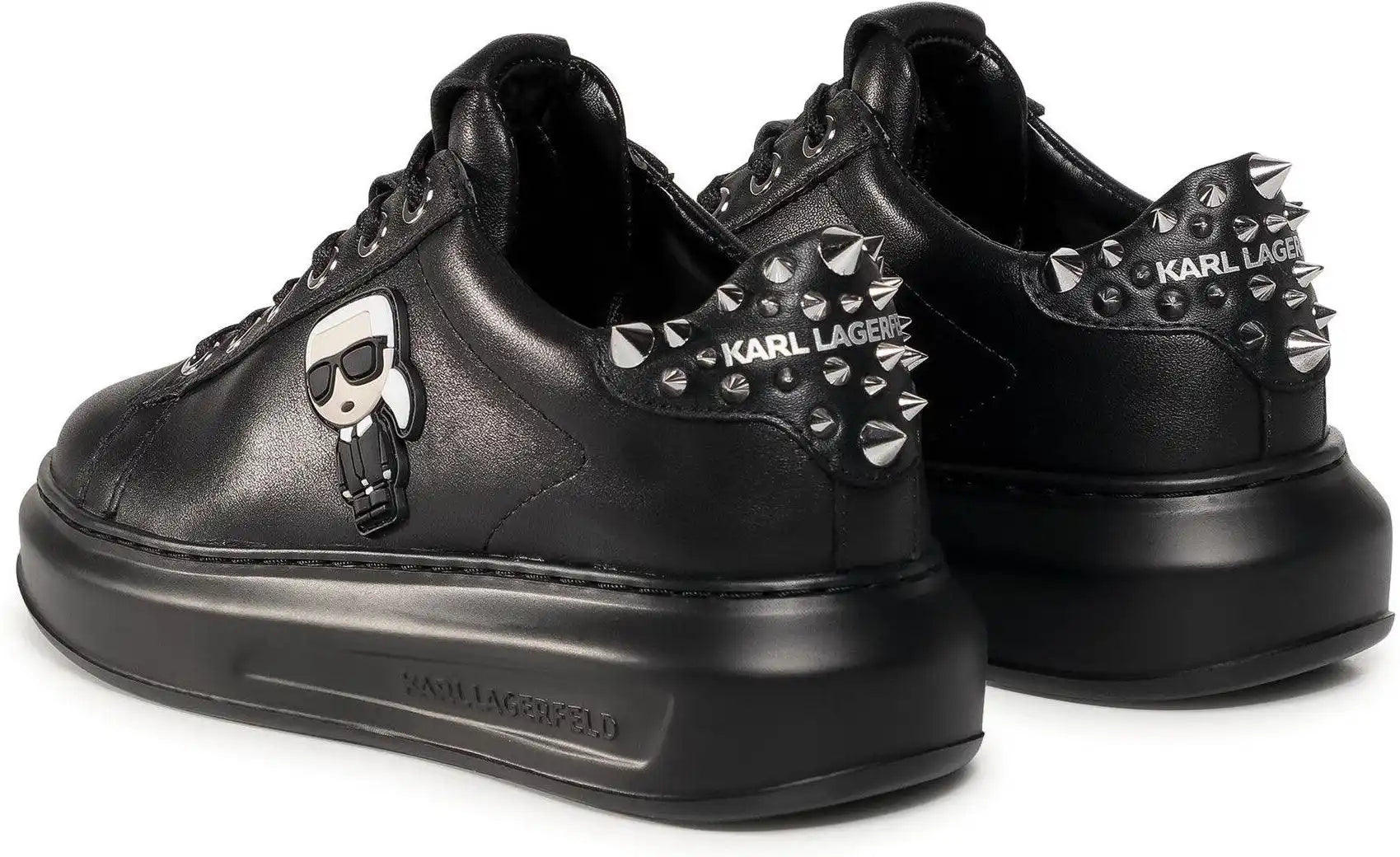 KARL LAGERFELD KAPRI KARL IKONIC STUD TAB SNEAKER