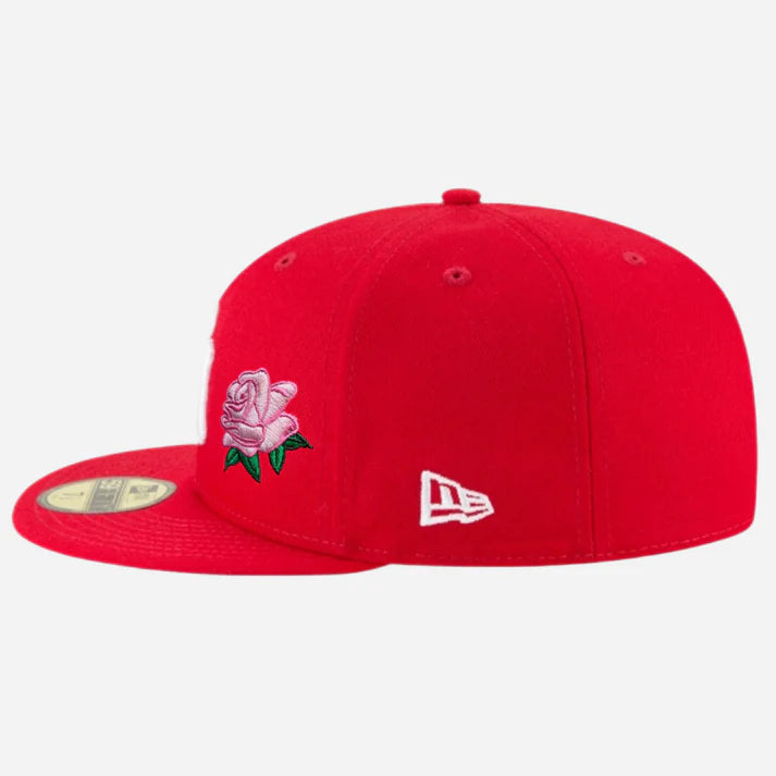 New Era Red Los Angeles Dodgers Sidepatch 59FIFTY Fitted Cap