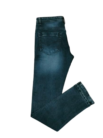 Faded Blue Washed Denim Jeans