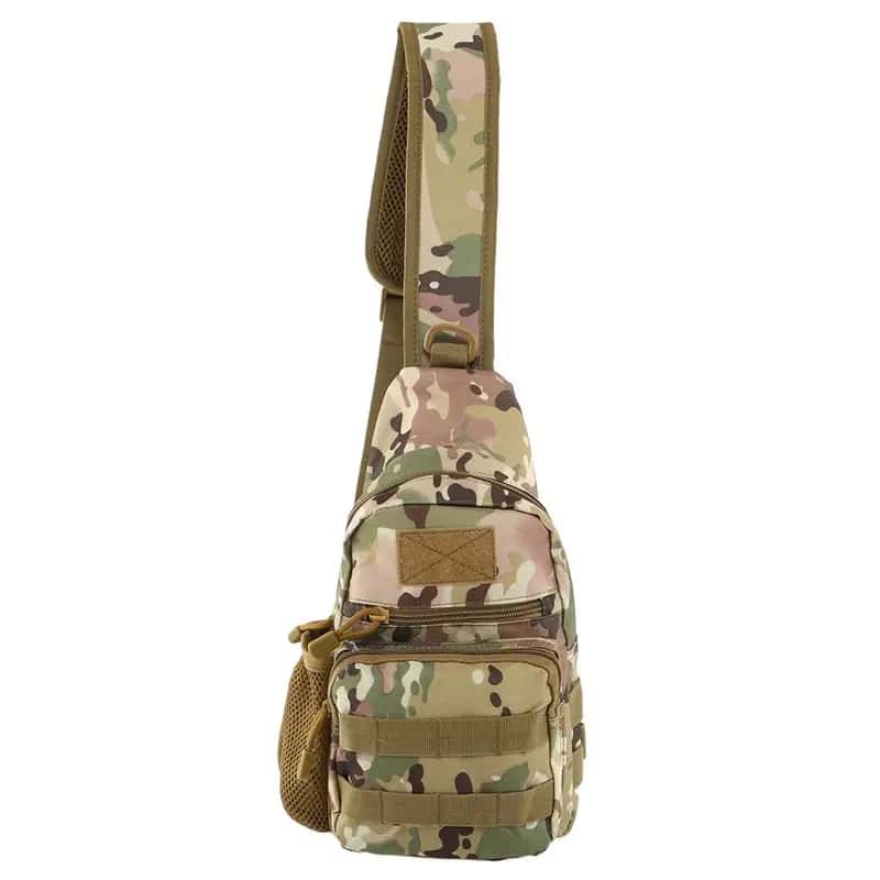 Military Rangers ZK-9102 Single-Strap Tactical Patrol Backpack (5 L) Camouflage