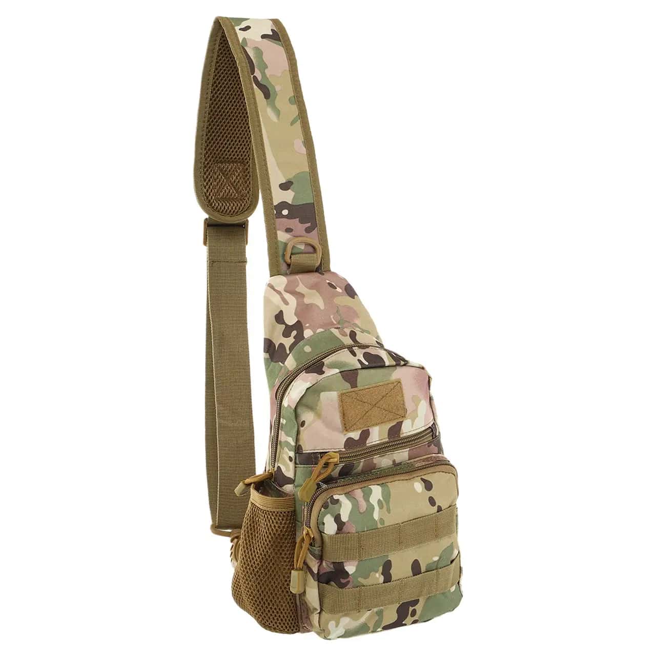 Military Rangers ZK-9102 Single-Strap Tactical Patrol Backpack (5 L) Camouflage