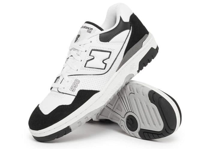 New Balance 550 White Black Rain Cloud