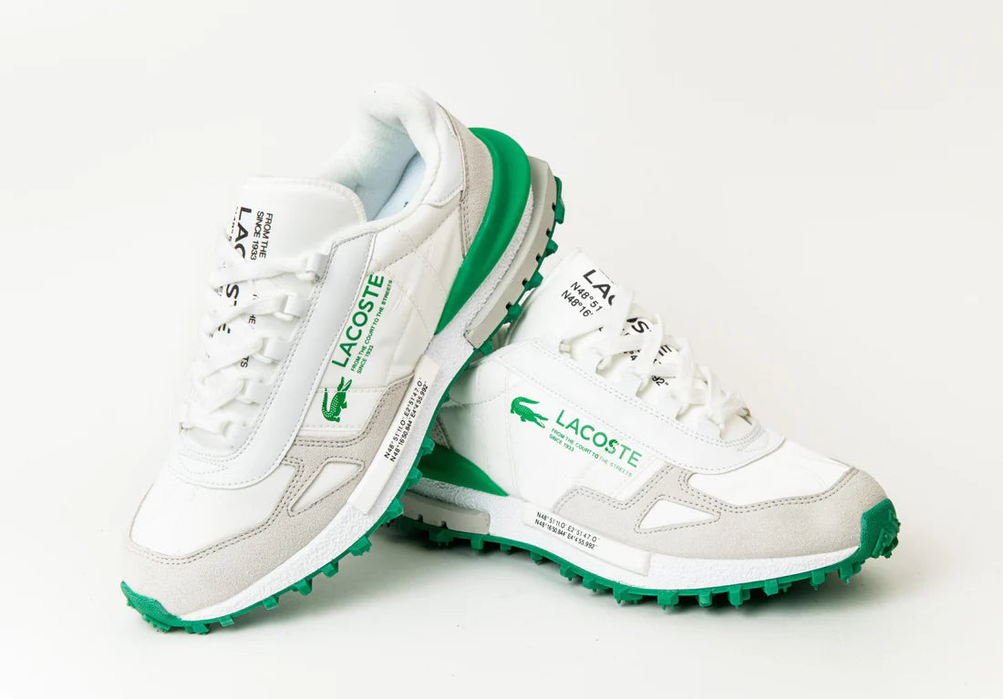 LACOSTE ELITE  ACTIVE JET WHITE/GREEN