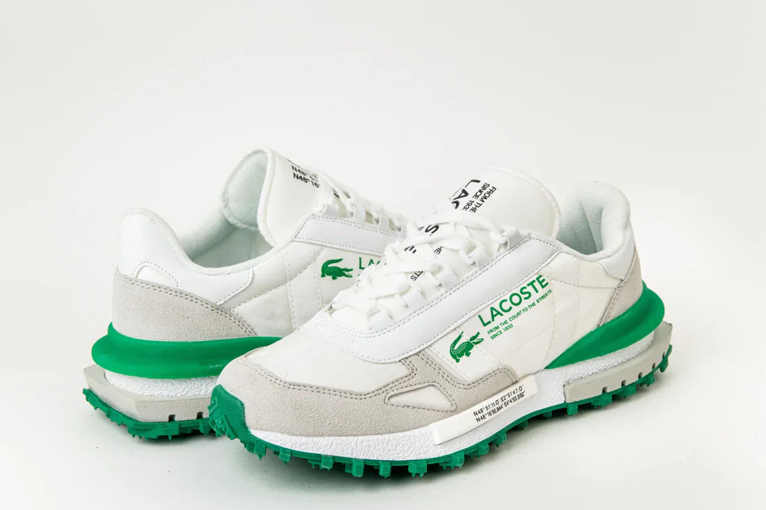 LACOSTE ELITE  ACTIVE JET WHITE/GREEN