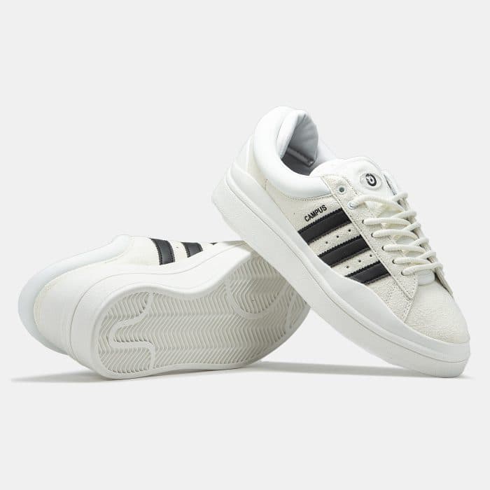 Adidas Campus x Bad Bunny – “White Black” Sneakers