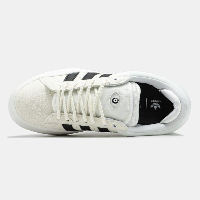 Adidas Campus x Bad Bunny – “White Black” Sneakers