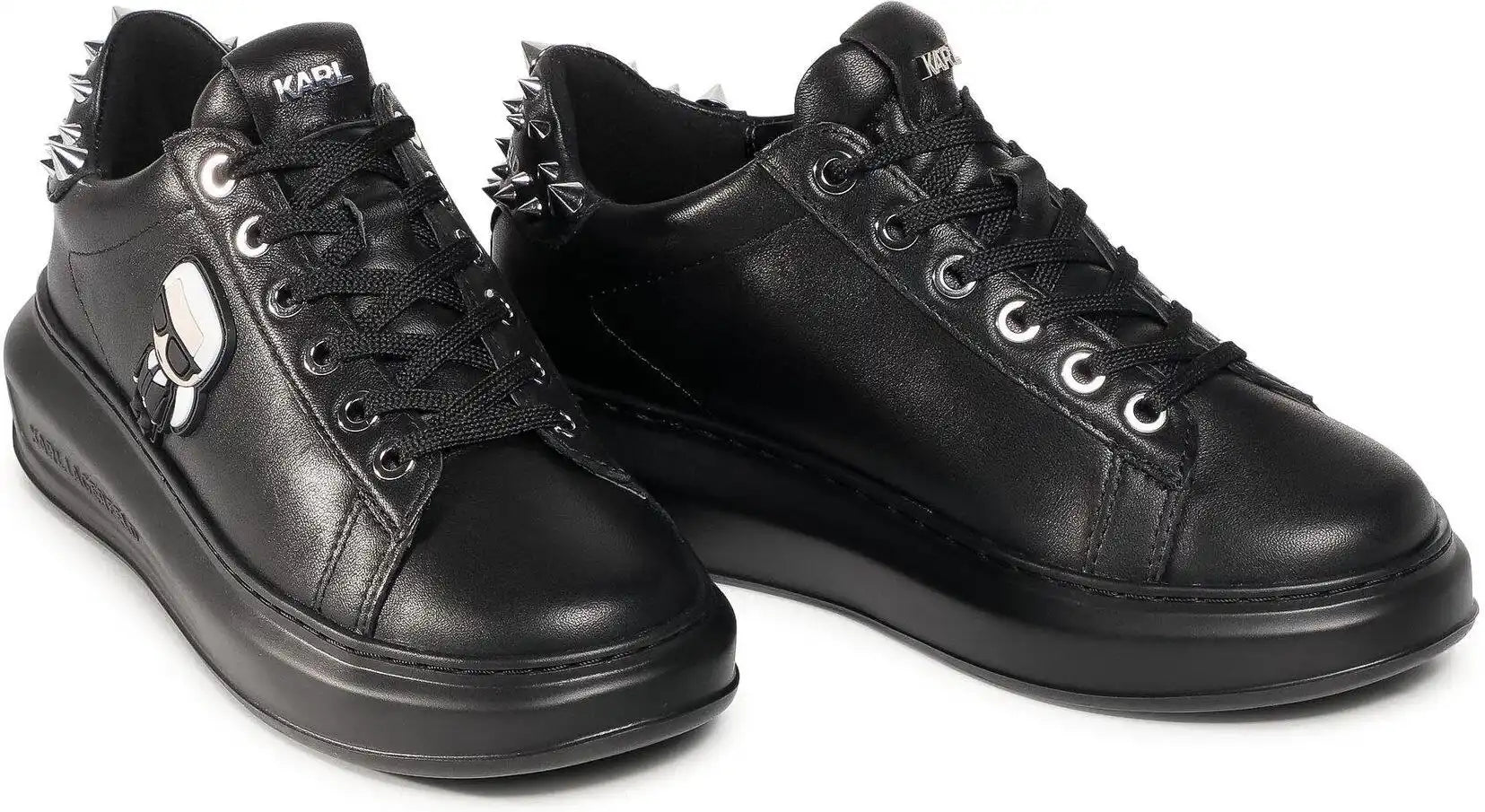 KARL LAGERFELD KAPRI KARL IKONIC STUD TAB SNEAKER