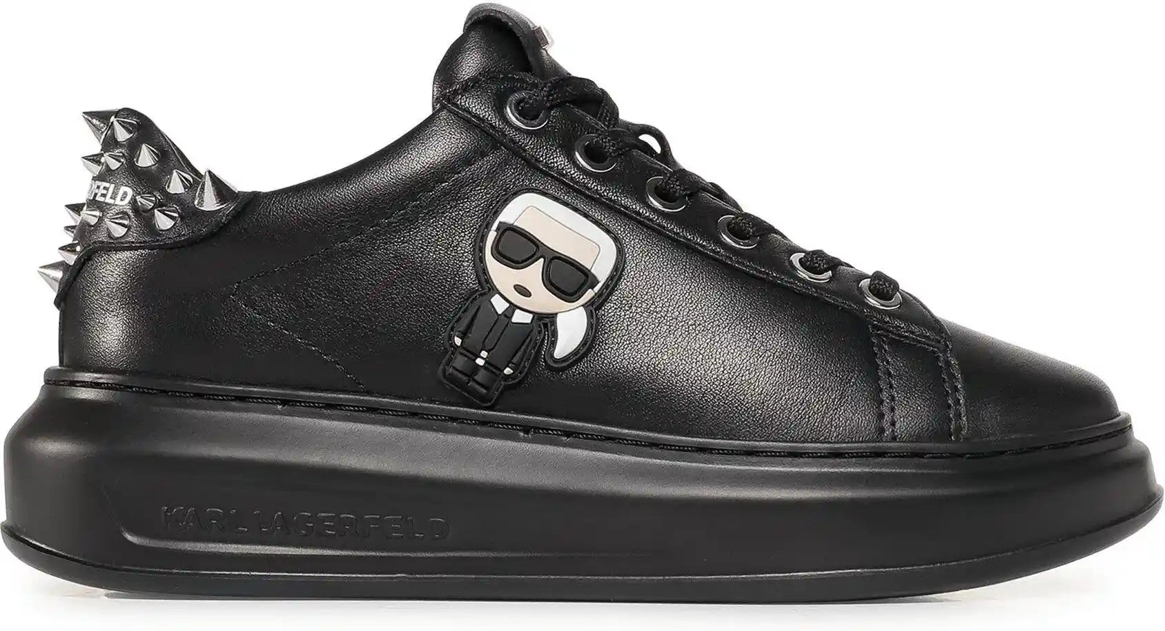 KARL LAGERFELD KAPRI KARL IKONIC STUD TAB SNEAKER