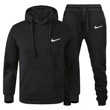 Nike Sportswear Graphic Swoosh Tracksuit Set – Premium Fleece Hoodie & Joggers