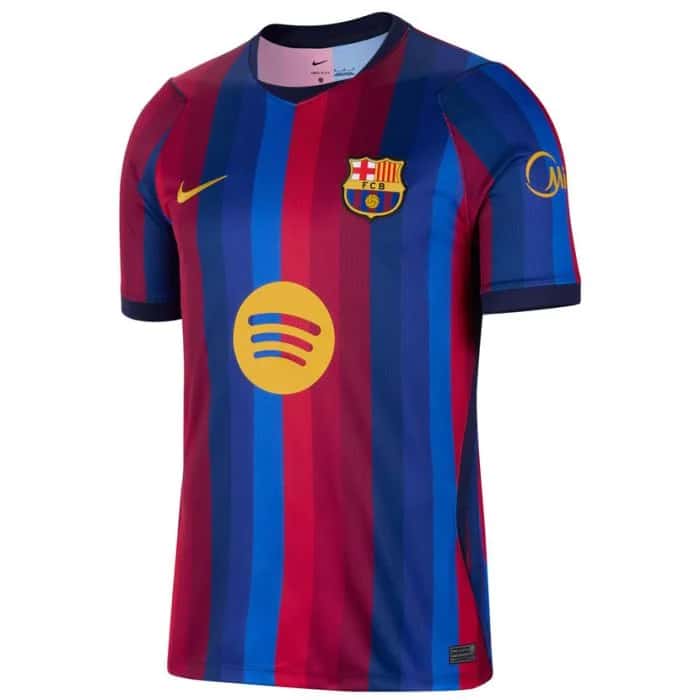 Nike FC Barcelona 26/27 Stadium Home Jersey Mens Deep Garnet/Red/Blue