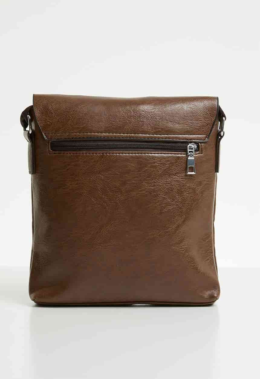 Tate messenger bag - light brown