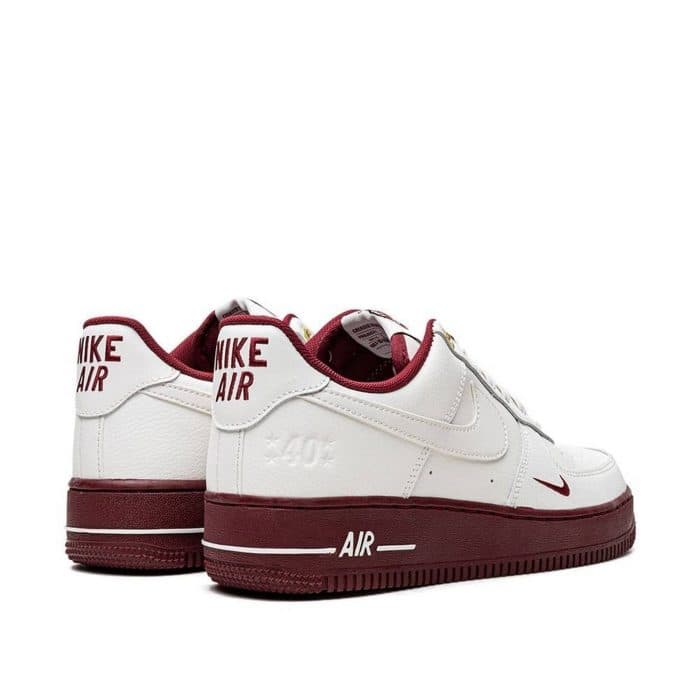 Nike Air Force 1 ’07 SE ’40th Anniversary – Sail Team Red’ Sneakers