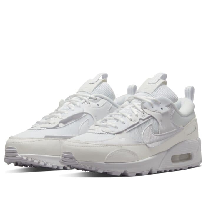 Nike Air Max 90 Futura ‘Triple White’ Sneakers