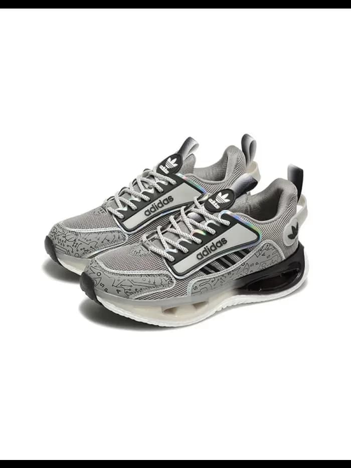 Kids – Adidas Marathon 9 – Running Sneakers – Black – Grey